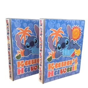 Disney Lilo & Stitch Kaua'i Hawaii 3 Ring Binder 2 ;1" 9.75"x11.5" NEW